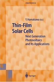 Cover of: Thin-Film Solar Cells | Yoshihiro Hamakawa