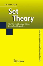 Cover of: Set Theory by Thomas Jech