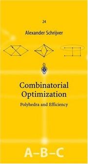 Cover of: Combinatorial Optimization