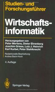 Cover of: Studien- und Forschungsführer Wirtschaftsinformatik