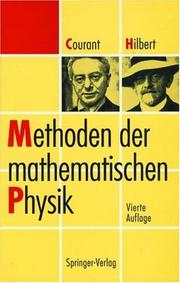 Cover of: Methoden der mathematischen Physik by Richard Courant, David Hilbert