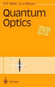Cover of: Quantum optics | D. F. Walls