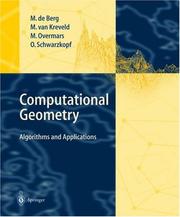 Cover of: Computational Geometry by Mark de Berg, Marc van Kreveld, Mark Overmars, Otfried Schwarzkopf