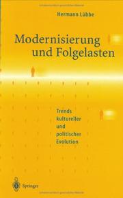 Cover of: Modernisierung und Folgelasten: Trends kultureller und politischer Evolution