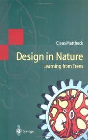 Cover of: Design in nature: learning from trees