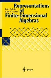 Cover of: Representations of finite-dimensional algebras