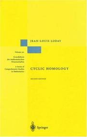 Cover of: Cyclic homology