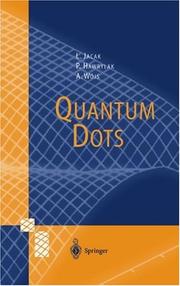 Cover of: Quantum dots by Lucjan Jacak