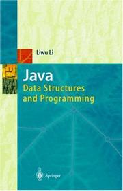 Cover of: Java: data structures and programming