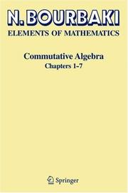 Cover of: Elements of Mathematics by Nicolas Bourbaki