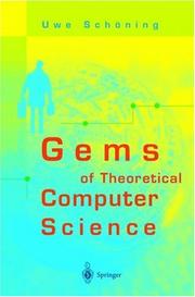 Cover of: Gems of theoretical computer science | Uwe SchoМ€ning