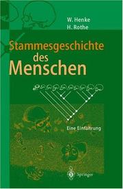 Cover of: Stammesgeschichte des Menschen: Eine Einführung