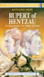 Cover of: Rupert of Hentzau by Anthony Hope