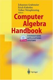 Cover of: Computer Algebra Handbook by 
