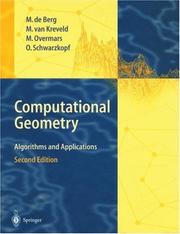 Cover of: Computational Geometry by Mark de Berg, M. van Krefeld, M. Overmars, O. Schwarzkopf