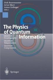 The physics of quantum information by Anton Zeilinger