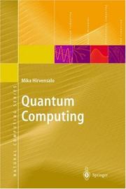 Cover of: Quantum Computing by Mika Hirvensalo