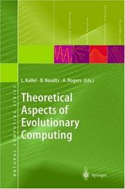 Cover of: Theoretical Aspects of Evolutionary Computing