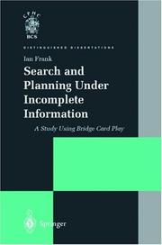 Cover of: Search and planning under incomplete information by Ian Frank