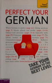 Cover of: Perfect your German