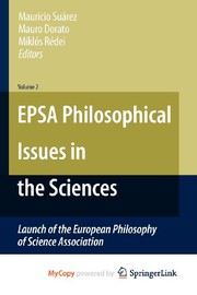 Cover of: EPSA Philosophical Issues in the Sciences