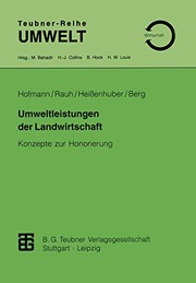 Cover of: Umweltleistungen der Landwirtschaft by Herbert Hofmann