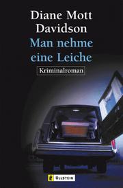 Cover of: Man nehme: eine Leiche. Kriminalroman.