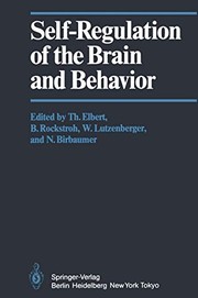 Cover of: Self-Regulation of the Brain and Behavior