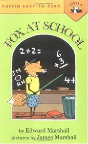 Cover of: Fox at school by Edward Marshall