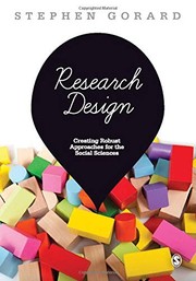 Cover of: Research Design by Stephen Gorard