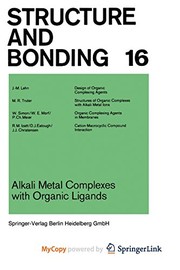 Cover of: Alkali Metal Complexes with Organic Ligands