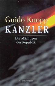 Cover of: Kanzler by Guido Knopp