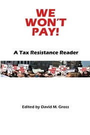 Cover of: We Won't Pay! by David M. Gross