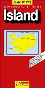 Cover of: Euro-Landerkarte 1:750.000: Mit Karten Von Myvatn, Ingvellir, Hekla Und Einem Stadtplan Von Reykjavik, Ortsnamenverzeichnis (Euro-Cart)