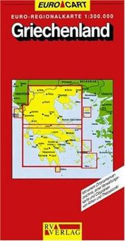 Cover of: Grosse Landerkarte 1:300.000: Mit Einer Ubersichtskarte, Fahrverbindungen Und Einem Stadtplan Von Athen (GeoCenter Euro Map)