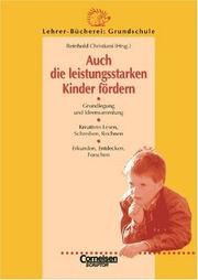 Cover of: Auch die leistungsstarken Kinder fördern.