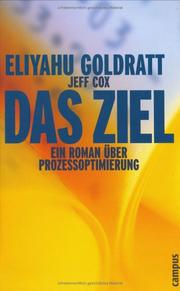 Cover of: Das Ziel by Eliyahu M. Goldratt, Jeff Cox