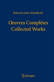 Cover of: Œuvres Complètes―Collected Works by Wolfgang Doeblin, Marc Yor, Bernard Bru, Jean-Michel Bismut, Hans Föllmer
