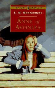 Cover of: Anne of Avonlea by Lucy Maud Montgomery