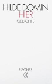 Cover of: Hier Gedichte