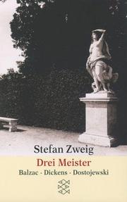 Cover of: Drei Meister by Stefan Zweig