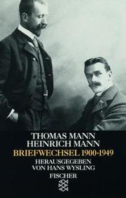 Cover of: Briefwechsel 1900-1949 by Thomas Mann