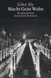 Cover of: Macht, Geist, Wahn.