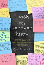 Cover of: I Wish My Teacher Knew by Kyle Schwartz