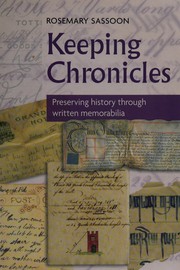 Cover of: Keeping chronicles by Rosemary Sassoon