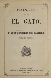 Cover of: Sainete titulado: El gato