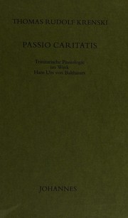 Cover of: Passio caritatis