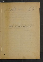 Cover of: Los últimos frescos by Pedro Pérez Fernández