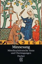 Cover of: Minnesang: mittelhochdeutsche Texte mit Übertragungen und Anmerkungen
