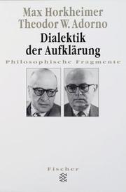 Cover of: Dialektik Der Aufklarung